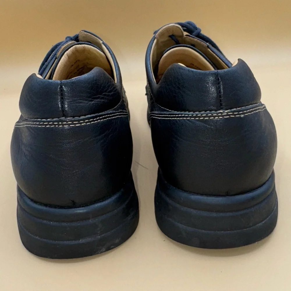 Johnston & Murphy Shuler Black Pebbled Leather Oxford Shoes‎ Men’s Size 12, EUC